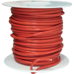 COIL OF 25 METERS ELECTRIC WIRE 3 mm² RED