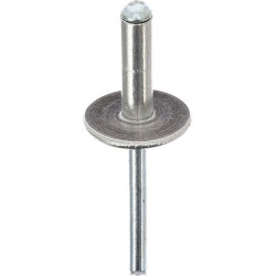 RIVET ALU TÊTE LARGE Ø 4,8 X 16 mm SUPPORT ET ABSORBEUR DE BOUCLIER