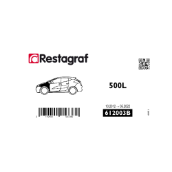 Befestigungssatz für frontflügel 500L außer TREKKING Version 10.2012 → 05.2022