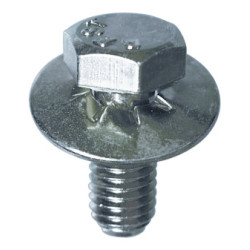 MASCHINENSCHRAUBE AUßENSECHSKANT 8.8 MIT SCHEIBE M8-1.25 X 20 mm