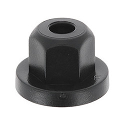 ÉCROU PLASTIQUE Ø 5 mm GARNITURE INTÉRIEURE ET EXTÉRIEURE