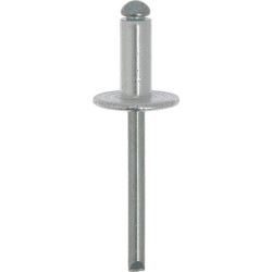RIVET ALU TÊTE LARGE Ø 6 X 14 mm HAUT-PARLEUR