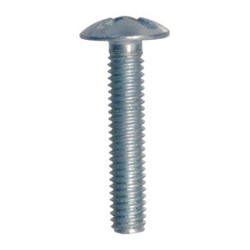 MASCHINENSCHRAUBE HALBRUNDKOPF KREUZSCHLITZ M4-0.70 X 20 mm NFE 25-129