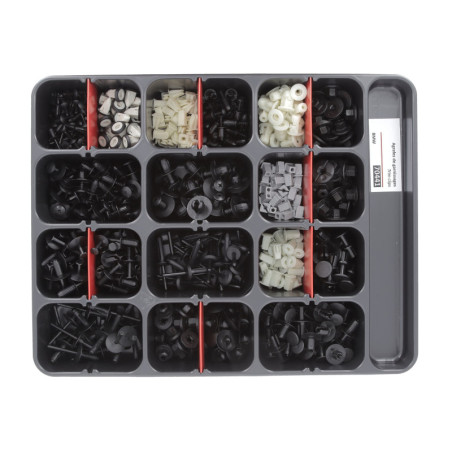 ASSORTMENT TRAY OF TRIM CLIPS BMW TYPE