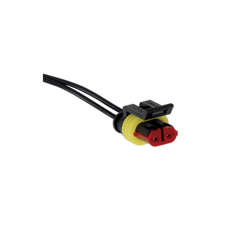 CONNECTEUR PRÉ-CÂBLÉ 2 VOIES MÂLE 1 mm² SÉRIE 1,5 ÉTANCHE