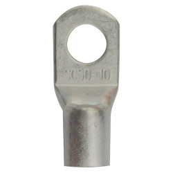 SCHWEIßBARER FLACHVERBINDER MIT RUNDAUFNAHME Ø 10,5 mm (50 MM²)