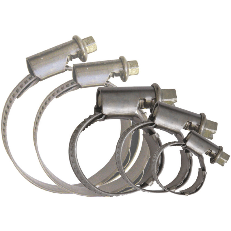 ASSORTIMENT KLEMBEUGELS MET CONSTANTE SPANNING  Ø 12 → 80 mm L = 9 mm