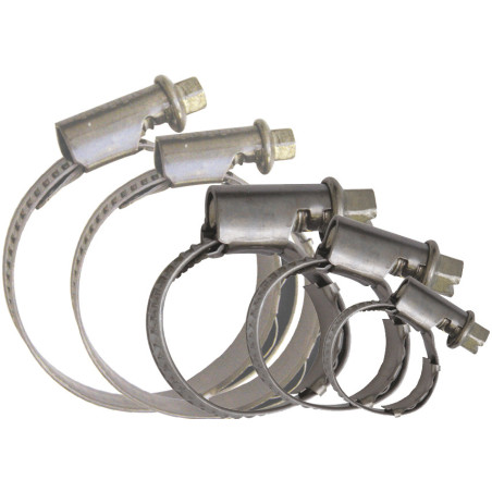 ASSORTIMENT KLEMBEUGELS MET CONSTANTE SPANNING  Ø 12 → 80 mm L = 9 mm