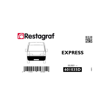 Kit de Fixations pour bouclier AV EXPRESS (XJK) 03.2021 →