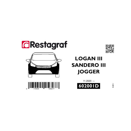 Bevestigingsset voor voorbumper LOGAN III / SANDERO III / JOGGER 11.2020 →