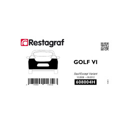 Befestigungssatz für die hintere stoßstange GOLF VI Alle versionen 10.2008 → 06.2013