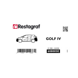 Fasteners kit for front-rear bumper GOLF IV All versions except rear bumper Variant 01.1998 → 05.2004