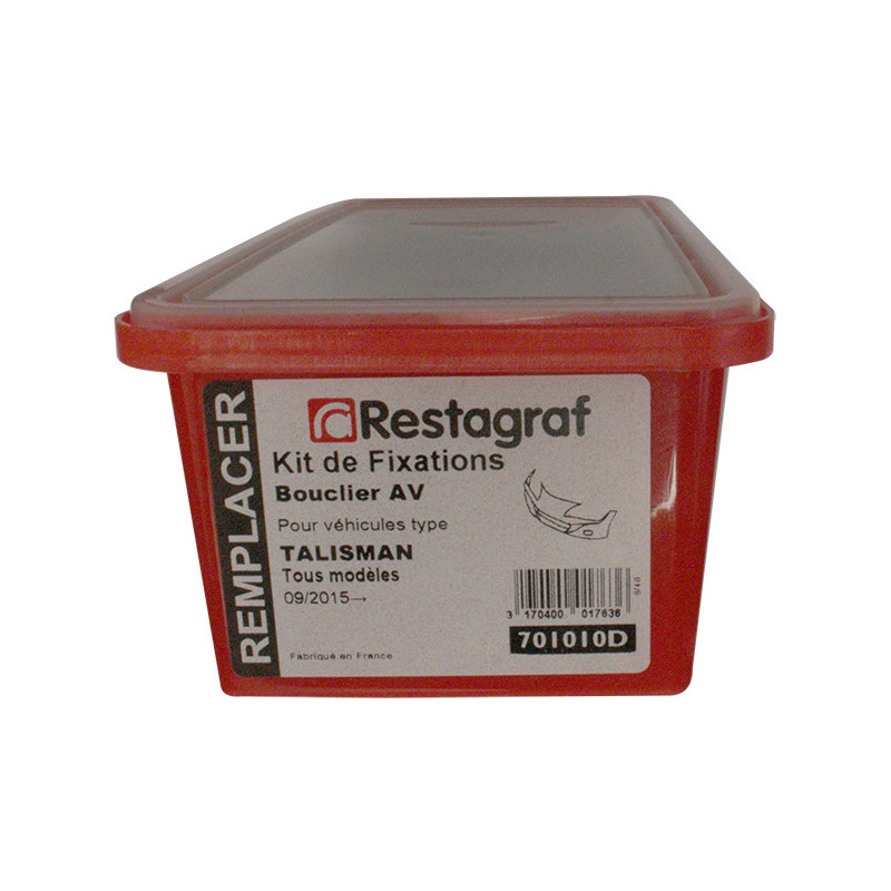 Kit de Fixations pour Bouclier AV TALISMAN Tous modèles 09.2015 →