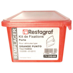 Kit de Fixations pour Porte GRANDE PUNTO Tous modèles 10.2005 → 01.2010