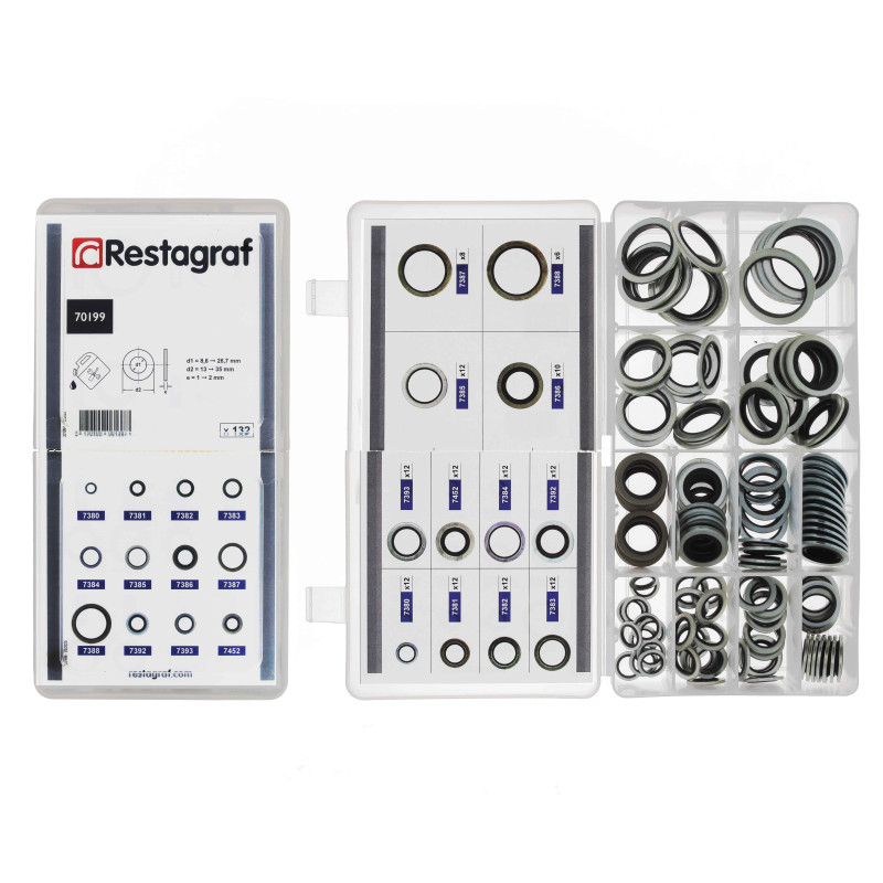 ASSORTMENT BOX OF PANEL SEAL RINGS BS RING - MULTI-PURPOSE