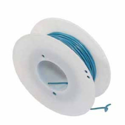 COIL OF 25 METERS ELECTRIC WIRE 1 mm² BLUE