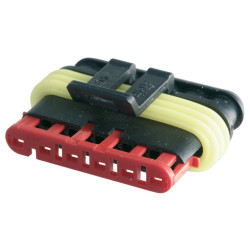 6 POSITIONS MALE WATERPROOF CONNECTOR 1,5 SERIES