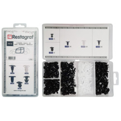 MINI-COFFRET D'ASSORTIMENT D'AGRAFES DE JOINTS TYPE CITROËN DACIA DS OPEL PEUGEOT RENAULT VAUXHALL