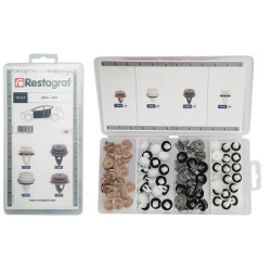 MINI-COFFRET D'ASSORTIMENT D'AGRAFES DE PANNEAUX TYPE BMW MINI