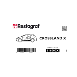 Kit de Fixations pour moulures de bas de caisse CROSSLAND X 04.2017 → 07.2024