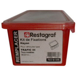 Kit met bevestigingsmateriaal voor Achterklep TRAFIC III Alle modellen 06.2014 →
