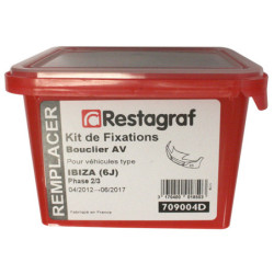 Kit met bevestigingsmateriaal voor Voorbumper IBIZA (6J) Fase 2-3 04.2012 → 06.2017