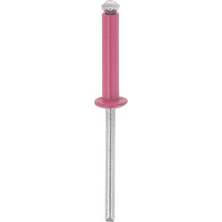 PINK PEELED RIVET Ø 4 X 20 mm