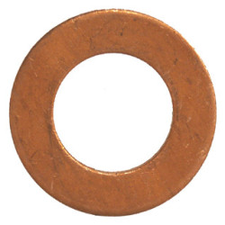 JOINT DE BOUCHON DE VIDANGE Ø 14 X 25 X 2 mm CUIVRE PLAT