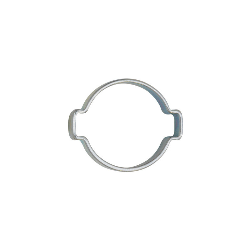 DOUBLE EAR HOSE CLAMP Ø 20 → 23 mm L = 8 mm