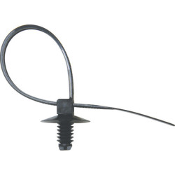 ARROWHEAD PLASTIC CABLE TIE 150 X 5 mm Ø 6,3 → 6,5