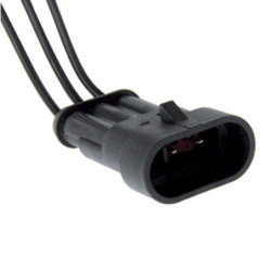 3 POSITIONS FEMALE PRE-WIRED CONNECTOR 1 mm² WATERPROOF 1,5 SERIES