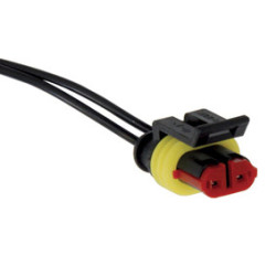 2 POSITIONS MALE PRE-WIRED CONNECTOR 1 mm² WATERPROOF 1,5 SERIES