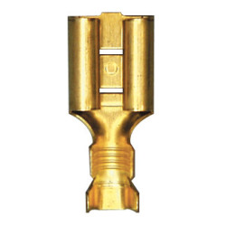 PLATTE, NIET-GEÏSOLEERDE, VROUWELIJKE KABELSCHOEN  9,5 X 1,2 mm (3 → 6 mm²)