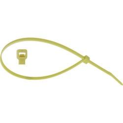 YELLOW PLASTIC CABLE TIE 300 X 4,8 mm