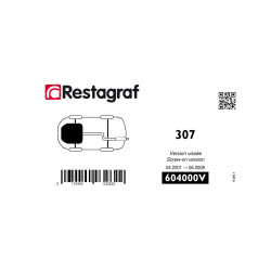 Fasteners kit for engine undercover mudguard (screw-on version) 307 04.2001 → 06.2008