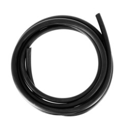 BLACK RUBBER WINDSCREEN WASHER PIPE Ø 3,5 mm 1,80 M LENGHT