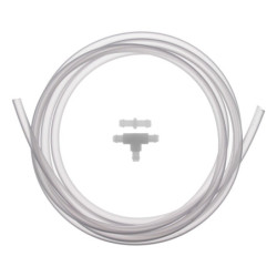 ASSORTMENT OF TRANSLUCIDE PVC WINDSCREEN WASHER PIPE Ø 4 mm 1,80 M LENGHT WITH FITTINGS