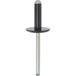 LARGE HEAD ALUMINIUM ALLOY RIVET Ø 4,8 X 16 mm DOOR AND BODYWORK
