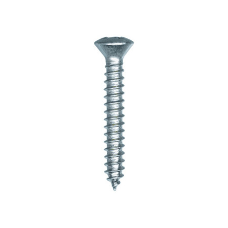 ZELFTAPPENDE SCHROEF MET GEWELFDE VERZONKEN KOP POZI WIT ZINK Ø 3,5 X 25 mm DIN 7983