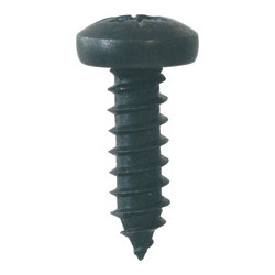 VIS À TÔLE TÊTE CYLINDRIQUE BOMBÉE POZI ZN NOIR Ø 4,8 X 16 mm DIN 7981
