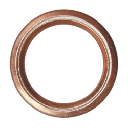 JOINT DE BOUCHON DE VIDANGE Ø 14 X 20 X 2 mm CUIVRE ROND