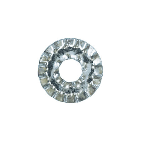 DOUBLE SERRATED WASHER Ø 6 X 18 mm NFE 27-626 DUAL SERRATED