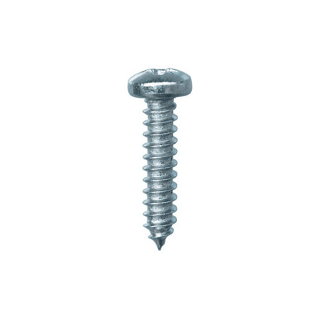 ZELFTAPPENDE SCHROEF MET GEWELFDE CILINDERKOP WIT ZINK Ø 4,2 X 19 mm DIN 7981