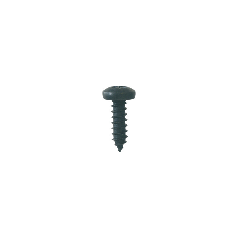 ZELFTAPPENDE SCHROEF MET GEWELFDE CILINDERKOP ZWART ZINK Ø 4,8 X 16 mm DIN 7981