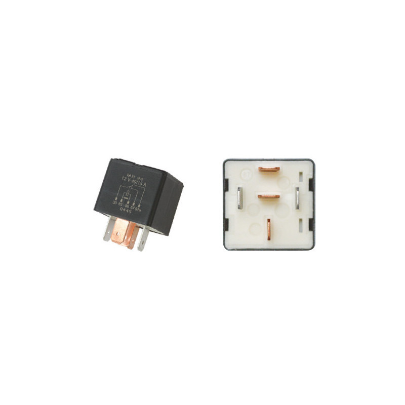 RELAIS INVERSEUR À RÉSISTANCE 12V 40/15A 5 BROCHES SANS SUPPORT