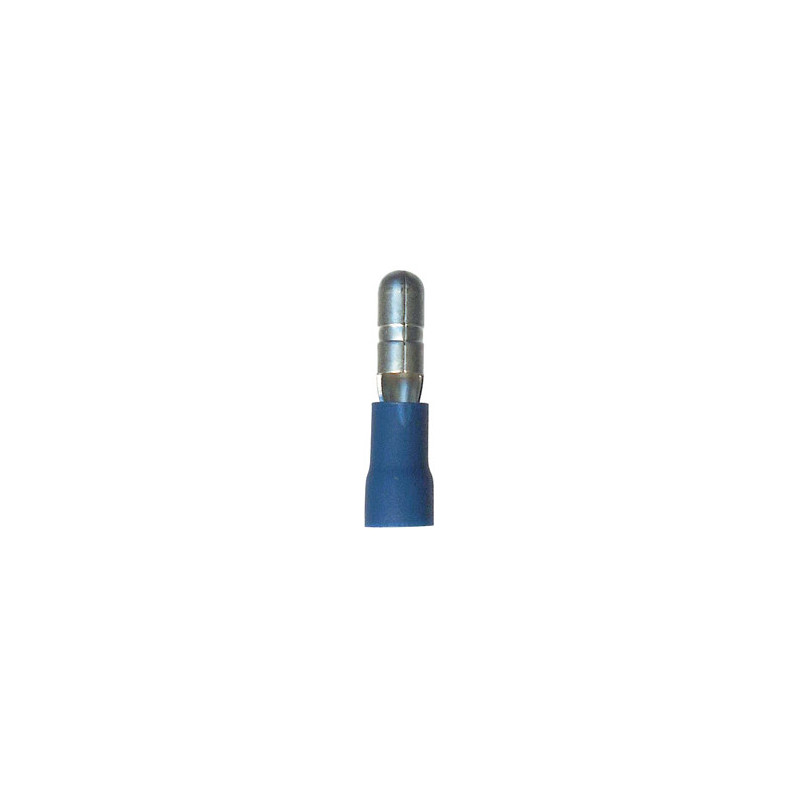 COSSE CYLINDRIQUE PRÉ-ISOLÉE MÂLE NON RENFORCÉE Ø 4 mm (1 → 2,5 mm²)