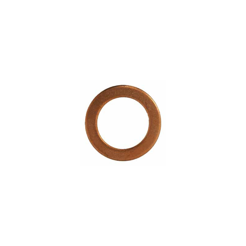 JOINT DE BOUCHON DE VIDANGE Ø 14 X 20 X 1,5 mm CUIVRE PLAT