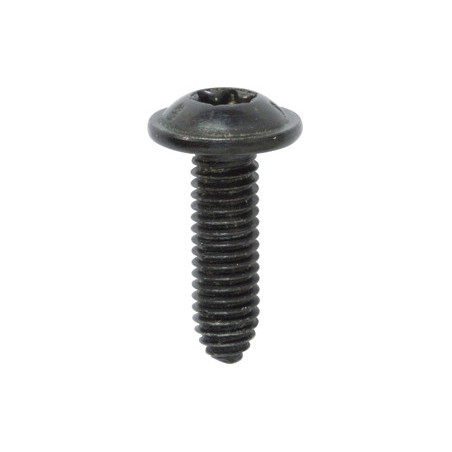RONDE BREDE SCHROEF MET ZESKANTKOP ZWART ZINK M6-1.00 X 20 mm
