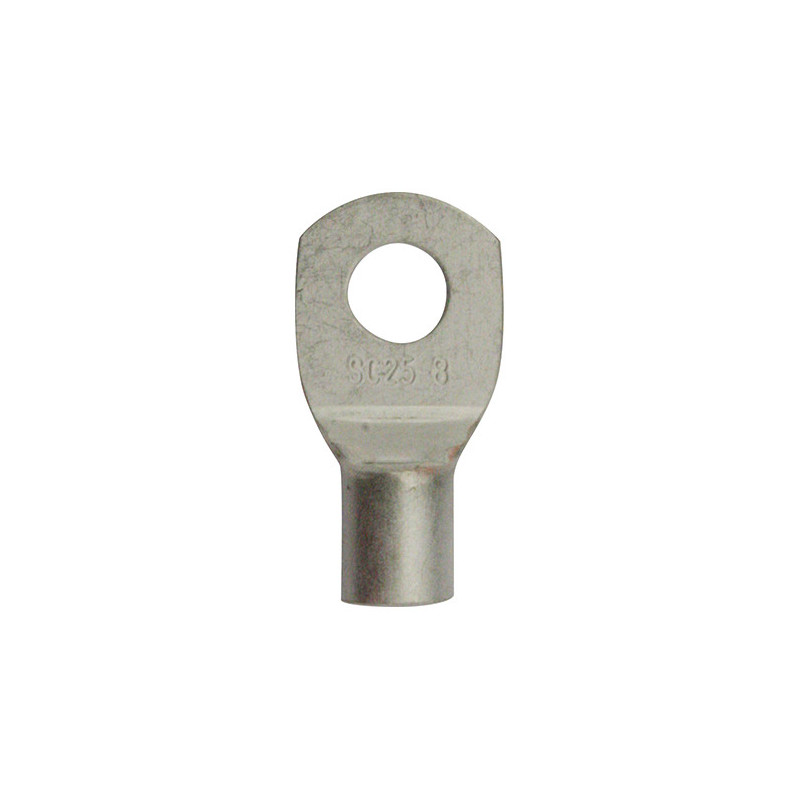 SCHWEIßBARER FLACHVERBINDER MIT RUNDAUFNAHME Ø 8,4 mm (25 MM²)