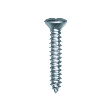 ZELFTAPPENDE SCHROEF MET GEWELFDE VERZONKEN KOP POZI WIT ZINK Ø 4,2 X 25 mm DIN 7983